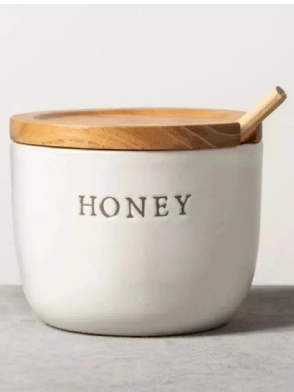 HEARTH & HAND NWT stoneware honey pot